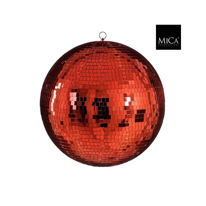 SFERA EFFETTO SPECCHIO ROSSO D.50